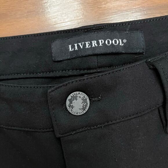 Liverpool Ponte Pant Size 8 29 Black Stretch Skinny 5 Pocket Design - Picture 8 of 15